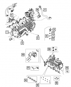 Дроссельная заслонка Jeep Renegade 19-23 1.3T