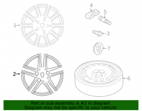 Диск колесный R18 5x130 Porsche Cayenne 958 11-14