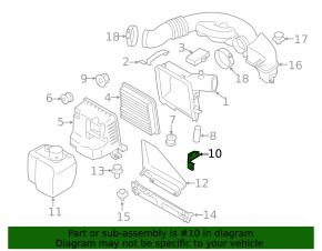 Suport carcasă filtru de aer Subaru Forester 14-18 SJ 2.5, 2.0