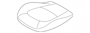 Пассажирское сидение Mini Cooper Countryman R60 10-16 без airbag, механич, кожа черн