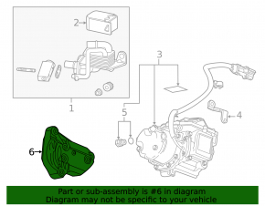 Кронштейн компрессора кондиционера Chevrolet Volt 11-15