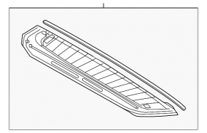 Стекло заднее двери багажника Porsche Cayenne 958 11-16