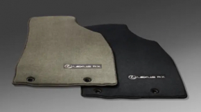Set de covorașe pentru interiorul mașinii Lexus RX350 RX450h 16-22, material textil, culoare neagră