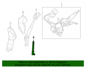 Рулевой карданчик нижний Toyota RAV4 06-12