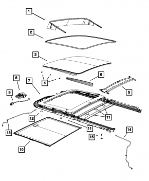 Ansamblu trapă Jeep Grand Cherokee WL 21-25