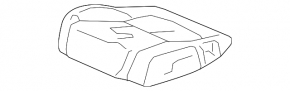 Пассажирское сидение Honda CRV 17-22 с airbag, электро, кожа серое