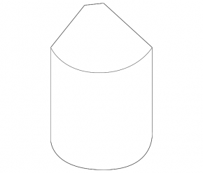 Отбойник крышки багажника Infiniti Q50 14-20 малый