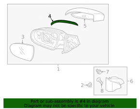Поворотник зеркала левый Hyundai Elantra AD 17-20