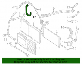 Патрубок системы охлаждения Mercedes W167 GLE 450 20-26