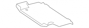 Podea portbagaj față Mercedes W213 E 300/350 17-18 negru