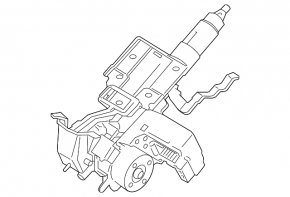 Рулевая колонка с ЭУР Ford Ecosport 18-22 с карданчиком