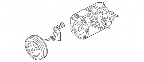Компрессор кондиционера Lincoln Corsair 20-26 2.0 2.3