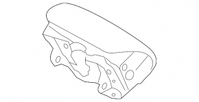 Подушка безопасности airbag в руль водительская Hyundai Sonata 11-15