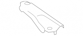 Кронштейн защелки опоры капота Subaru Forester 25-26