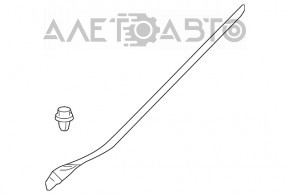Bandă decorativă parbriz dreapta pentru Lexus RX350 RX450h 16-22