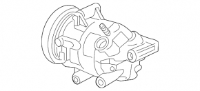 Компрессор кондиционера GMC Terrain 18-23 LYX, LSD