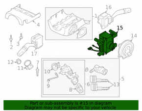 Датчик угла поворота руля Mazda CX-7 06-09
