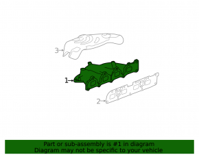Коллектор выпускной Chevrolet Malibu 13-14 2.4 hybrid