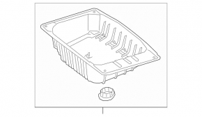 Корыто багажника Mercedes C-class W205 300/400/43 15-21