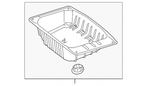 Корыто багажника Mercedes C-class W205 300/400/43 15-21