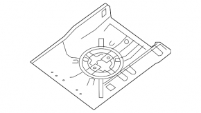 Корыто багажника Nissan Sentra 13-19