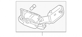 Лючок бензобака с корпусом Chevrolet Cruze 16-