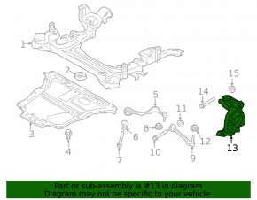 Цапфа передняя правая BMW 3 F30 13-18 AWD