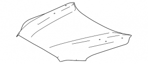 Капот голый Toyota Tundra 22-26