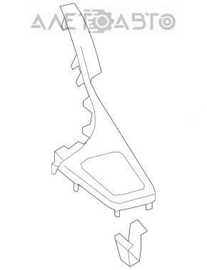 Подстаканник Toyota Prius 30 10-15 бежевый, царапины