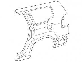 Aripa spate stanga Lexus GX470 03-09 nou original