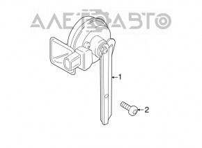 Сигнал low BMW X5 F15 14-18 с кронштейном