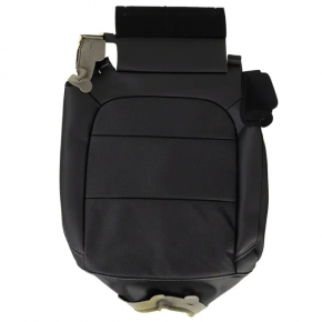 Tapițerie pernă banchetă spate, al doilea rând de scaune, dreapta, Ford Escape MK4 20-26, piele neagră perforată, hibrid, element de fixare rupt