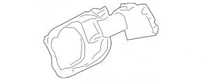Корпус лючка бензобака Audi Q7 4L 10-15