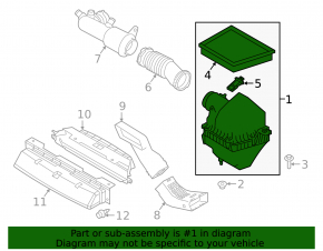 Carcasă filtru de aer pentru Land Rover Range Rover Velar 18-23 2.0T