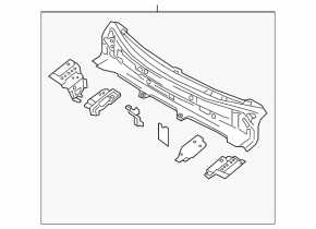 Поддон дворников Mazda CX-9 16-23