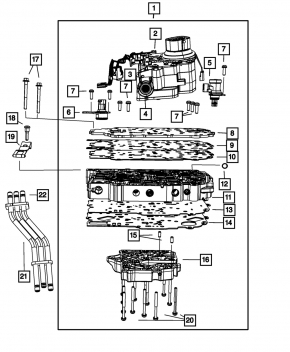 Гидроблок АКПП Dodge Journey 11-19 3.6 FWD
