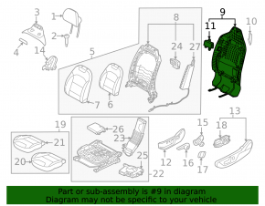 Airbag scaun stânga Kia Niro 23-24
