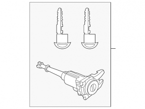 Личинка замка передней левой Mazda 3 19-26