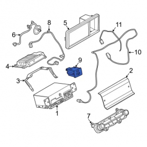 Блок USB/AUX Ford Mustang Mach-E 21-26