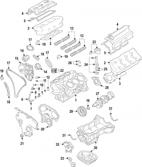 Полуподдон масляный Nissan Maxima A36 16-23