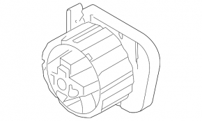 Подушка КПП BMW X5 F15 14-18 4.4T N62 N63