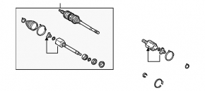 Arbore punte față dreapta Lexus RX400h 06-09