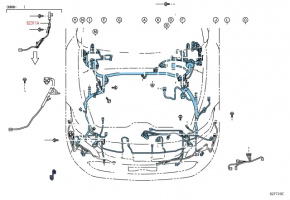 Cablu de inalta tensiune pentru compresor Toyota Rav4 19-hibrid