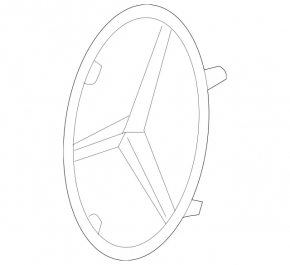 Эмблема решетки радиатора Mercedes W164 ML