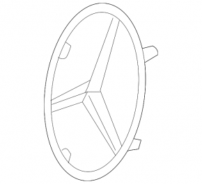 Эмблема решетки радиатора Mercedes W164 ML
