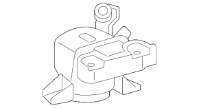 Suport motor dreapta pentru Toyota Rav4 2006-2008