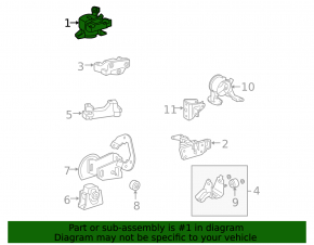 Подушка двигателя правая Toyota Rav4 06-08