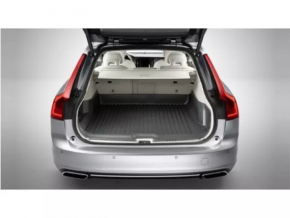 Коврик багажника резина Volvo V90 17-21 usa черная с бортами