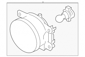 Противотуманная фара птф левая Subaru Forester 14-18 SJ