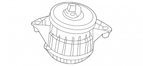 Suport motor dreapta pentru Mercedes GLE 580 20-26 4.0